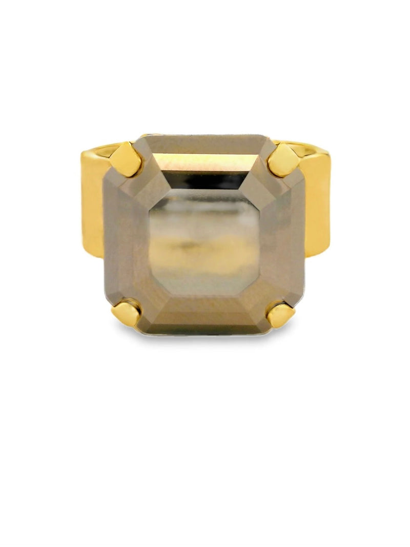 Tova Solitaire Square Ring