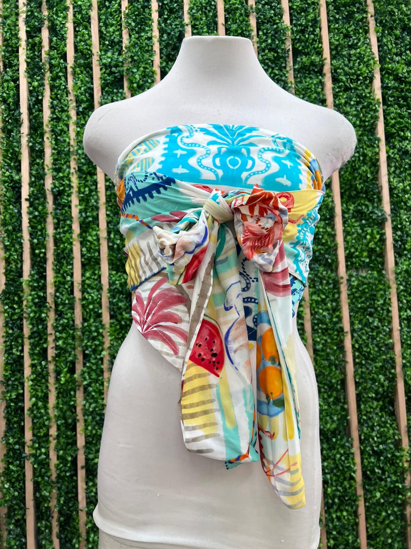 Under the Sea strapless Top