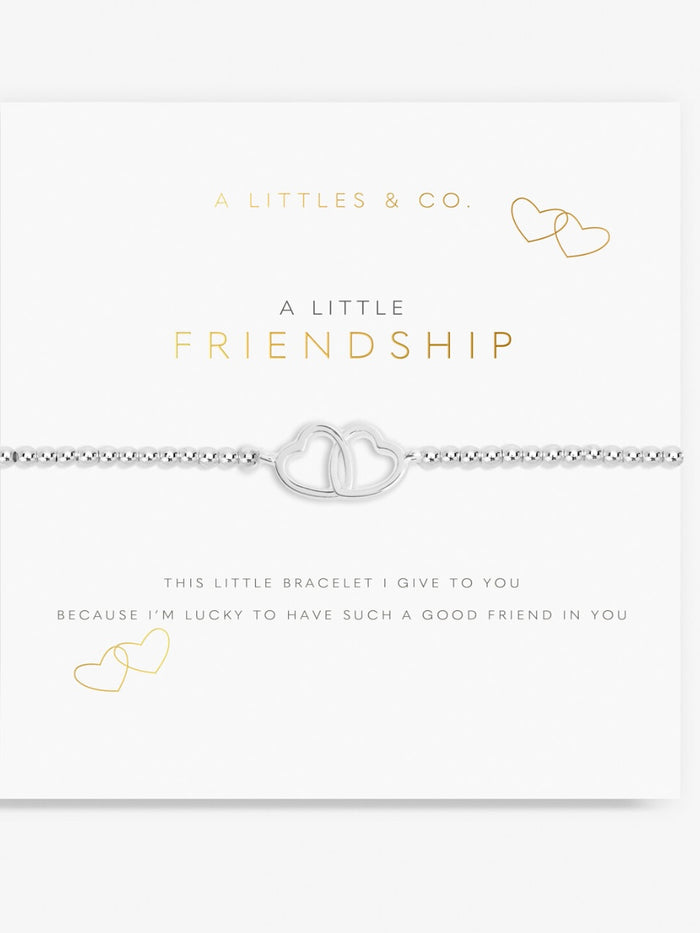 Little Moments Friendship Silver Bracelet