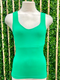 Smooth V Neck Basic Tank