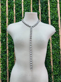 Tova LA Smutt Crystal T Necklace