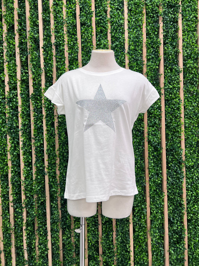Glitter Star Sleeveless Tee