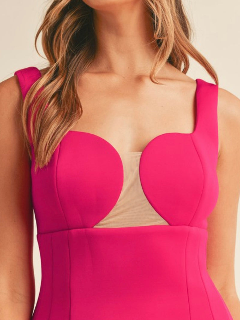 Beautiful Bustier Cutout Short Dress