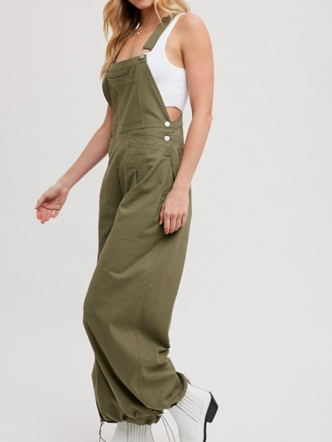 Cargo Drawstring Overall