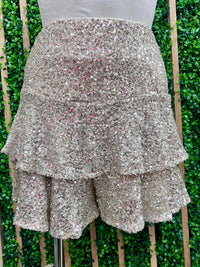 Sequin Cami Skort Set