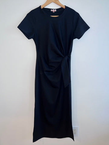 Animal Print Drop Shoulder Sleeve Short Dress