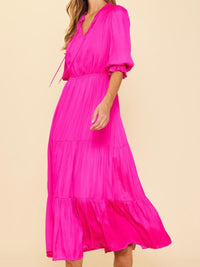 Beautiful Hyper Pink Maxi