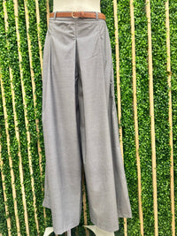 Isometric Belted Grey Trousers