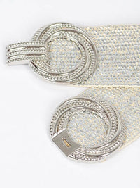 Double Circle Metallic Elastic Belt