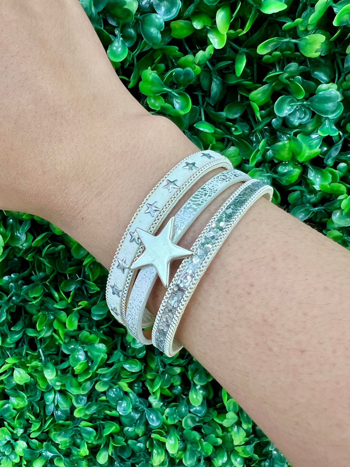 Leatherette Wrap Bracelets