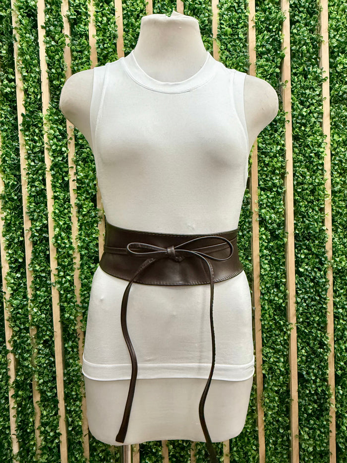 Wide Wrap Waist Belt