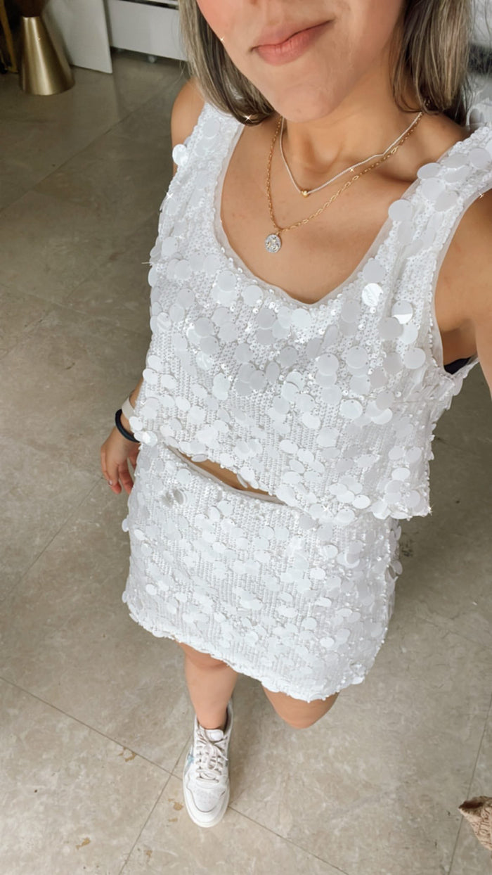 Grey Sequin Cap Sleeve Fitted Short Dress