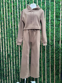 French Terry Fleece Hoodie Set