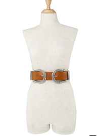 Wide Double Snake Elastic Belt