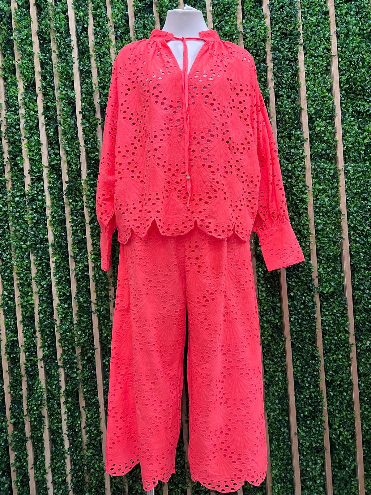 Exquisite Eyelet Boho Blouse