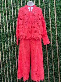 Exquisite Eyelet Boho Blouse