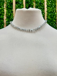 JH Small Crystal Cube Bead Necklace