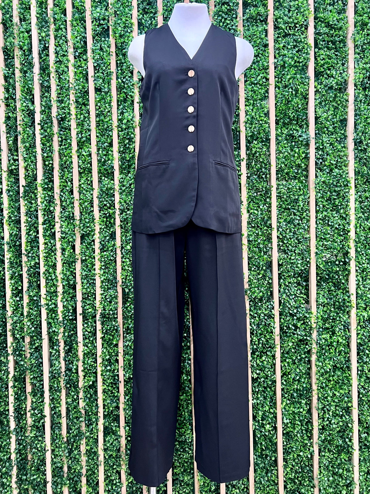 Business Fitted Long Vest
