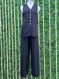 Business Fitted Long Vest