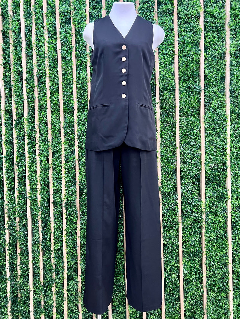 Business Fitted Long Vest