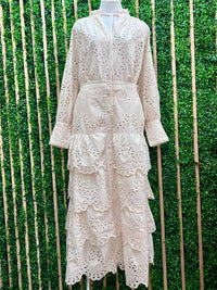 Exquisite Eyelet Boho Blouse