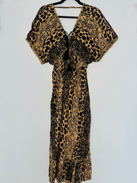 Neutral Safari Front Tie Maxi