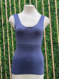 Seamless Scoop Neck Tank Top – Multiple Colors