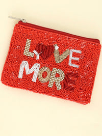 Beautiful Beaded Coin/Card Bag