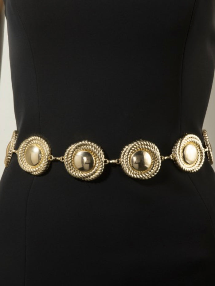 Golden Riviera Statement Belt