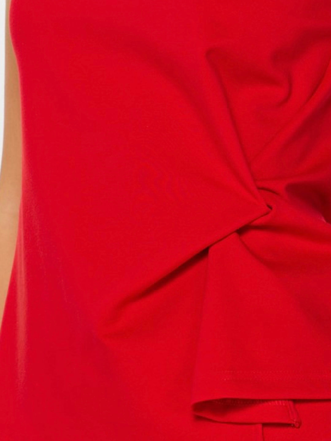 Twist Detail Ponte Sleeveless Top