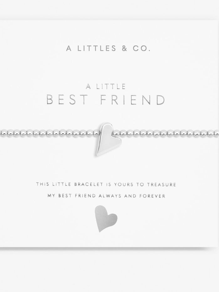 Little Moment  Best Friend Silver Bracelet