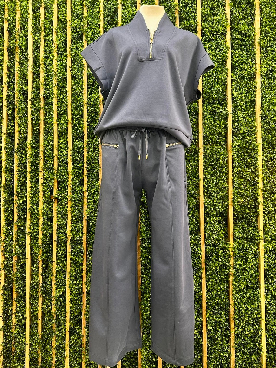 Half Zip Modal Jogger Set