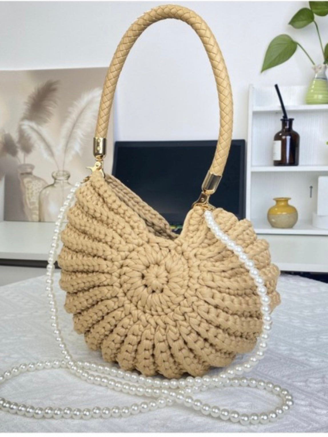 Seashell Crochet Handbag
