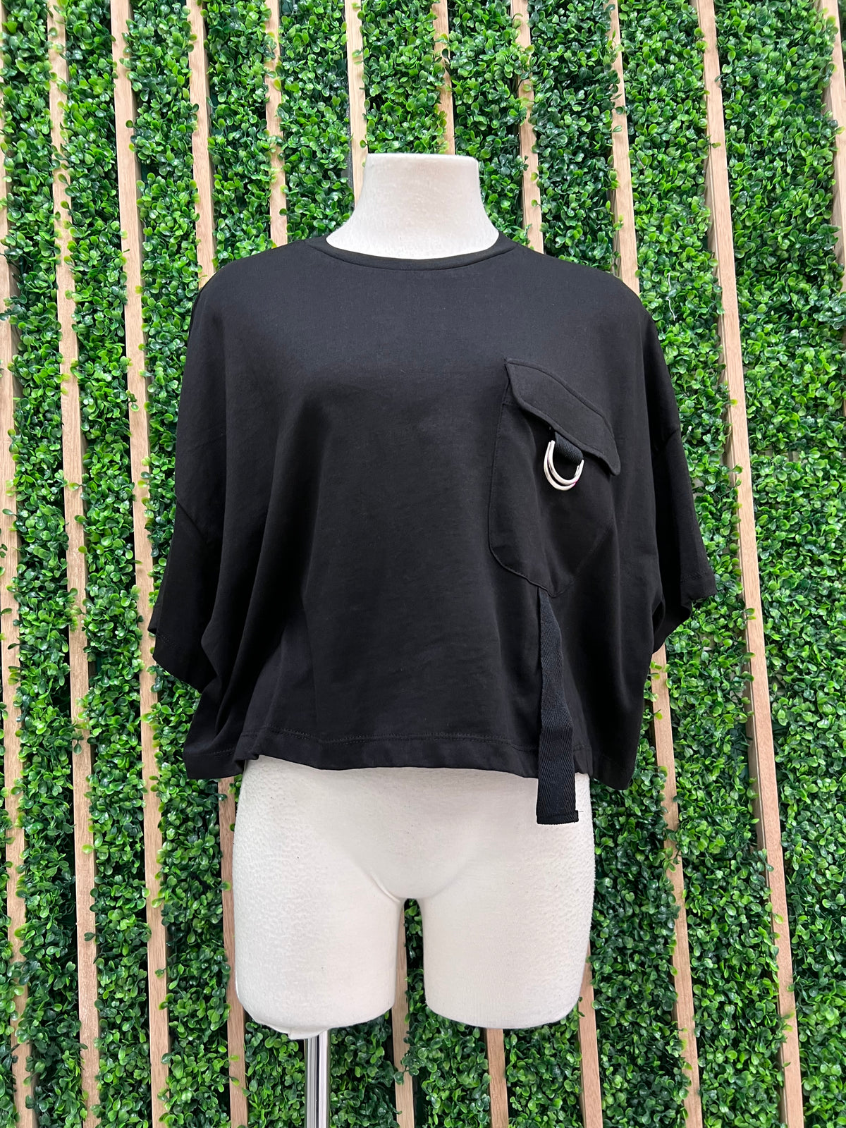 Pocket Detail Oversized T Shirt