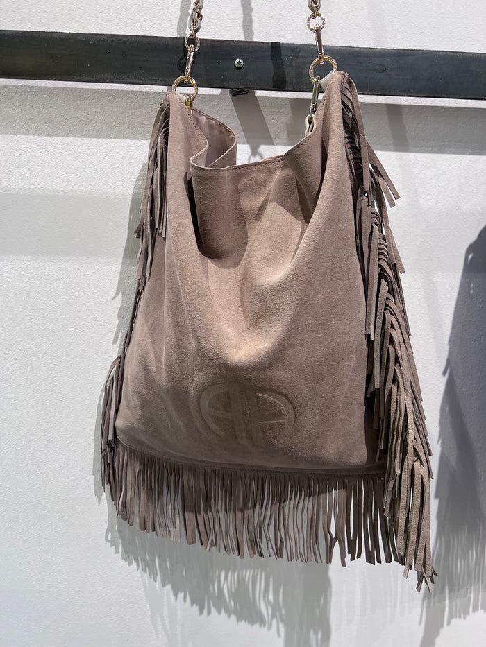 Leather Fringe Bag