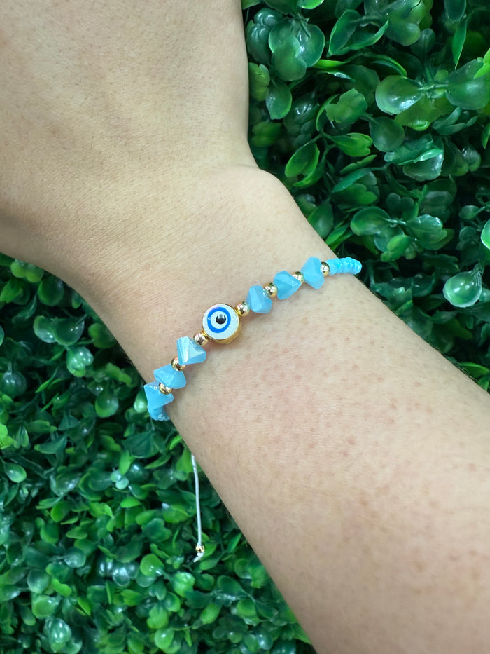 Greece Round Eye Adjustable Bracelet
