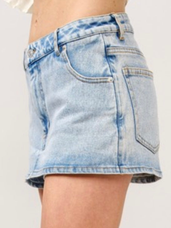 Straight Denim Skort