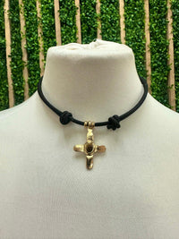 Emolo Knots Cross Necklace