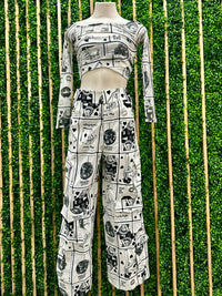 Exquisite Liliana Meza Queen oh Heart Cargo Jogger