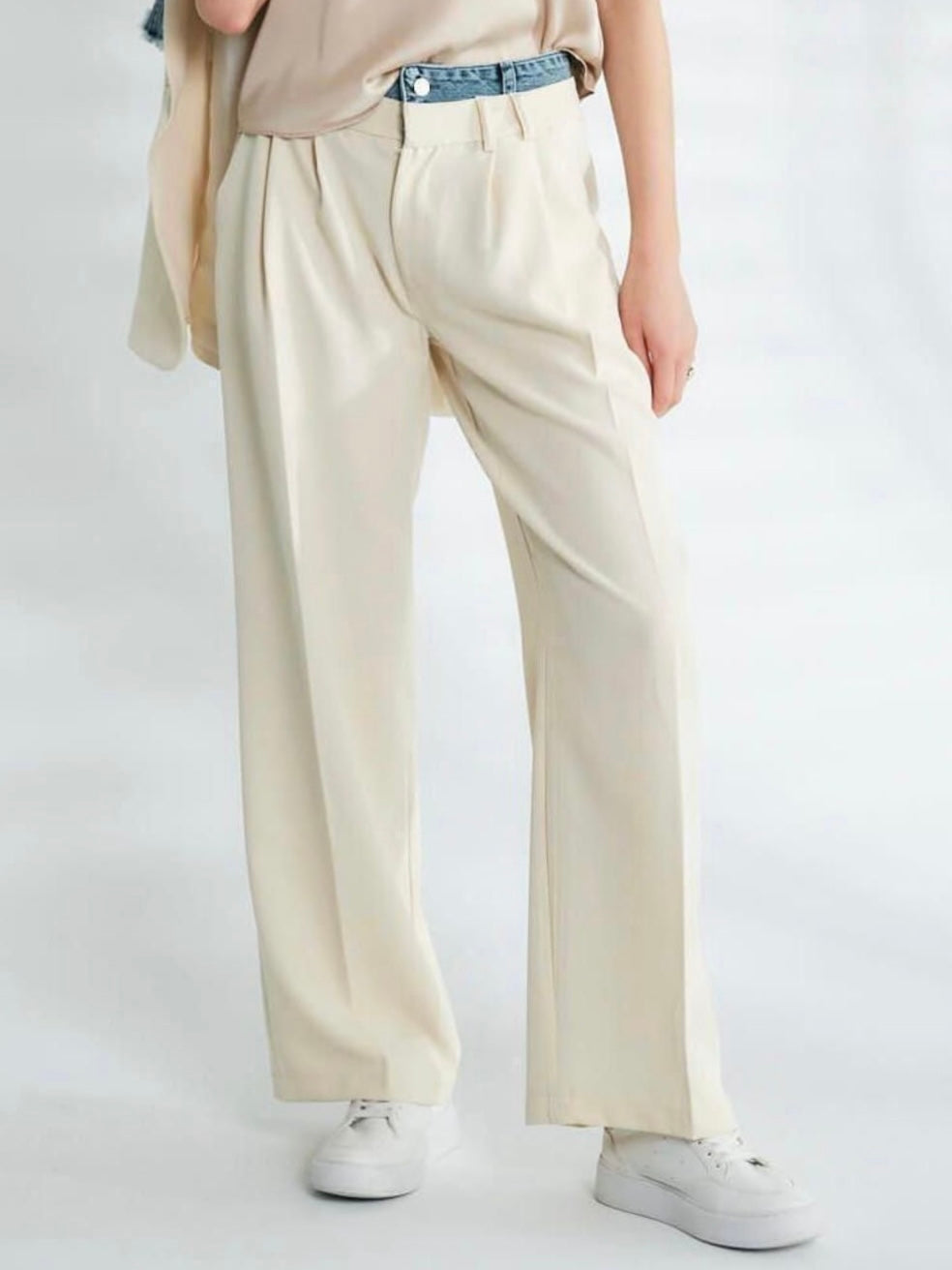 Denim Waist Trousers
