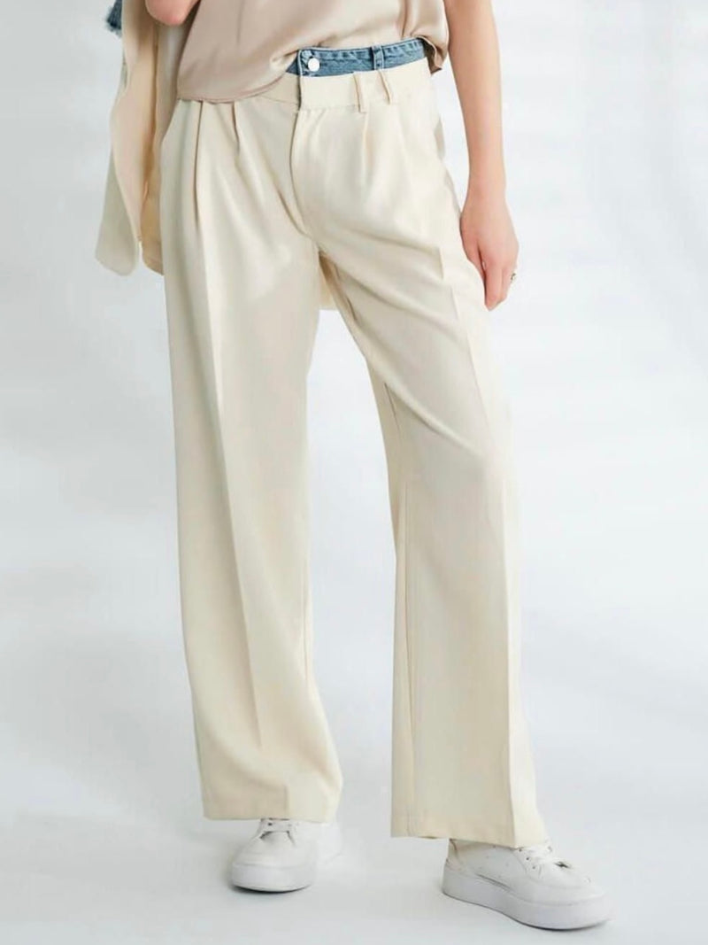 Denim Waist Trousers