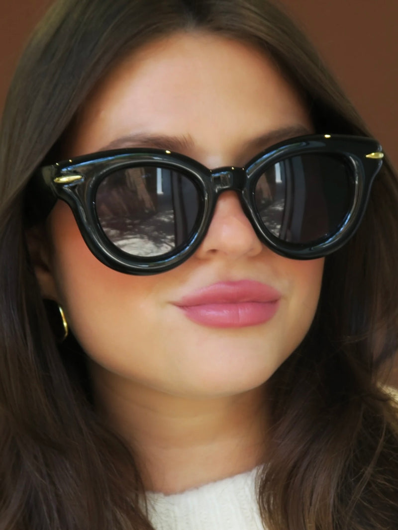 Edgy Classy Puffy Sunglasses