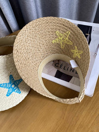 Starfish Straw Sun Visor