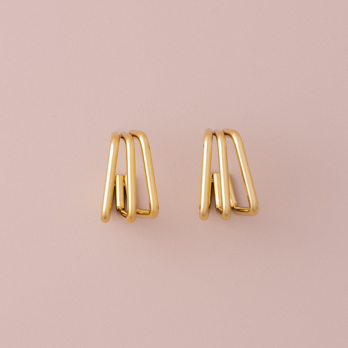POS - Small Tri-Lane Earrings