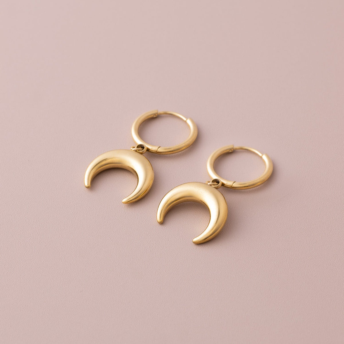 POS - Small Horn SS Earrings