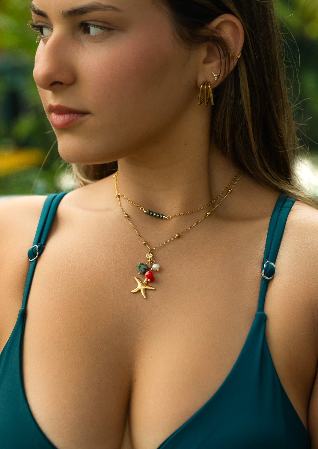 POS - Small Tri-Lane Earrings