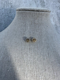 Pave Smiley Face Stud