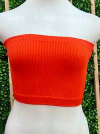 Ribbed Seamless Tube Top