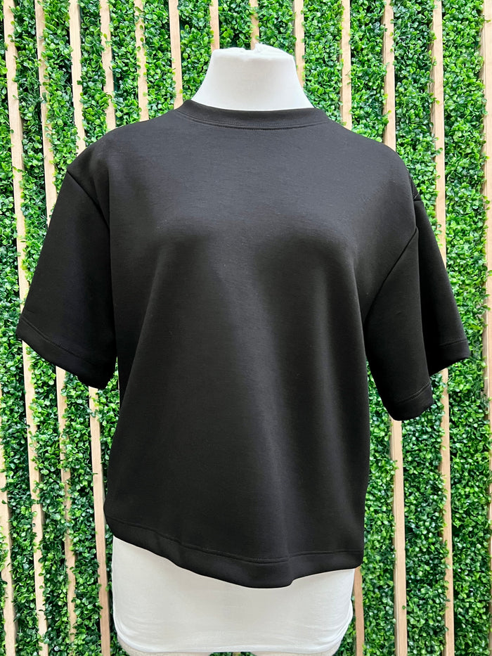 Modal Oversized Short Sleeve Shirt Top