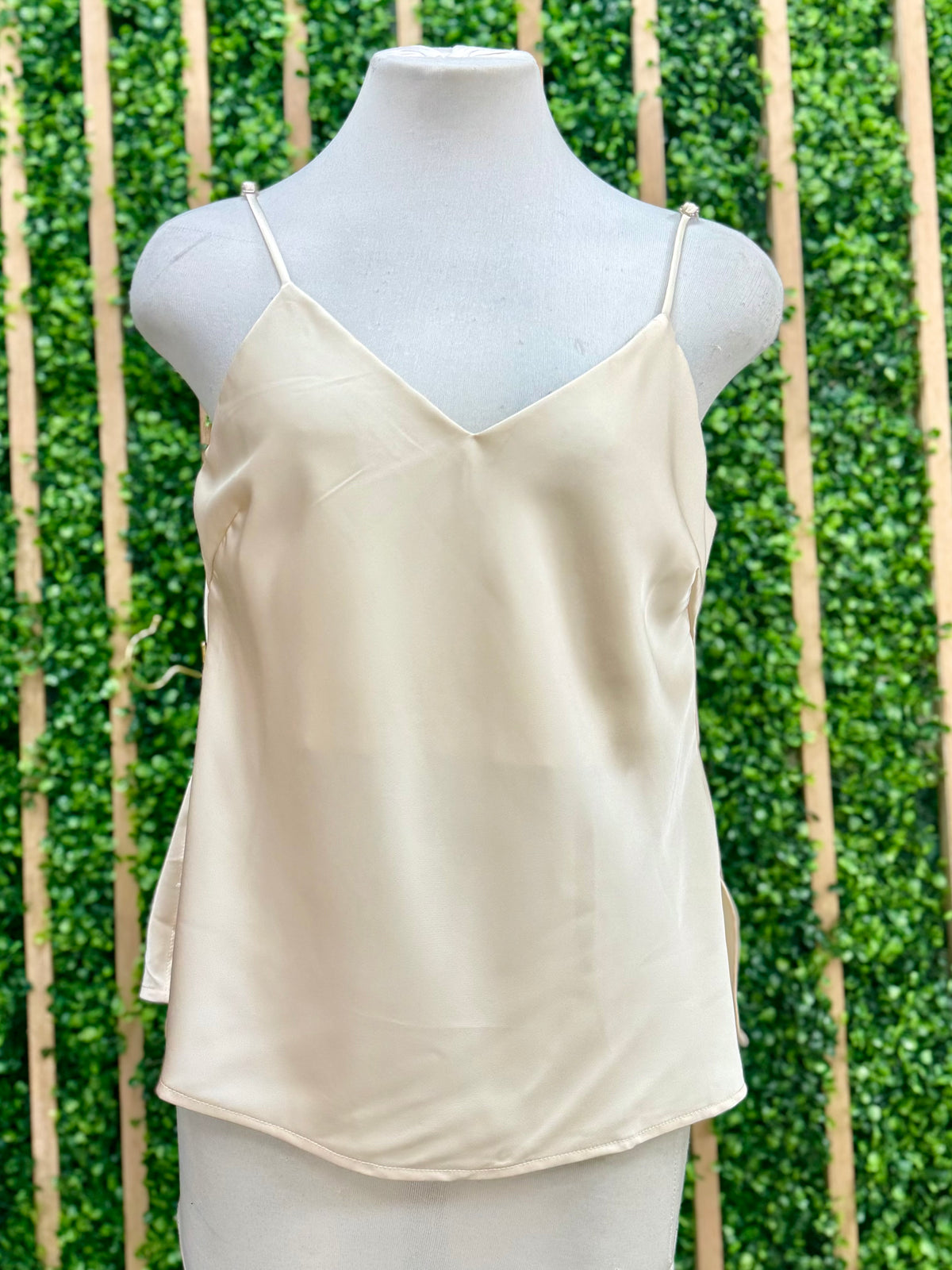 Adjustable Satin Cami